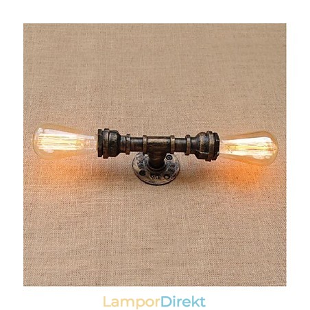 Nostalgi Enkel Vattenpipa Dekorativ Liten Vägglampa Vägglampa Nostalgi Enkel Vattenpipa Dekorativ Liten Vägglampa Vägglampa