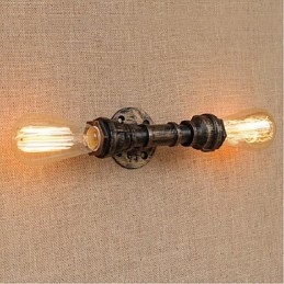Nostalgi Enkel Vattenpipa Dekorativ Liten Vägglampa Vägglampa
