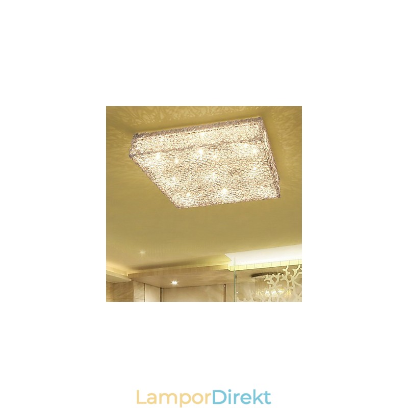 Flush Mount Lights Undersektion Kontroll Ljuskälla Crystal Metal Fashion Modern Classic