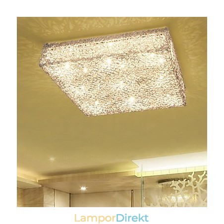 Flush Mount Lights Undersektion Kontroll Ljuskälla Crystal Metal Fashion Modern Classic