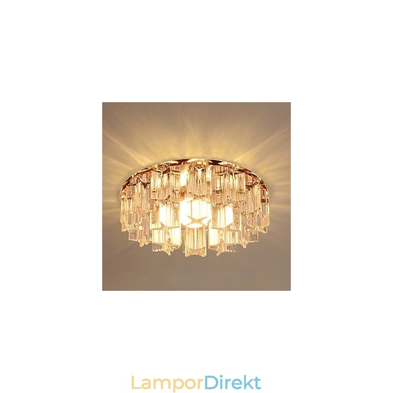 Kristalllampa Smd Creativetube Spotlight Absorbera Kupolljus