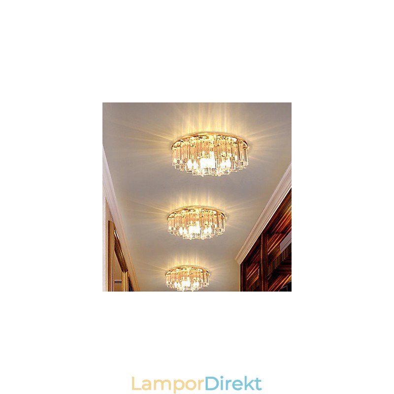 Kristalllampa Smd Creativetube Spotlight Absorbera Kupolljus