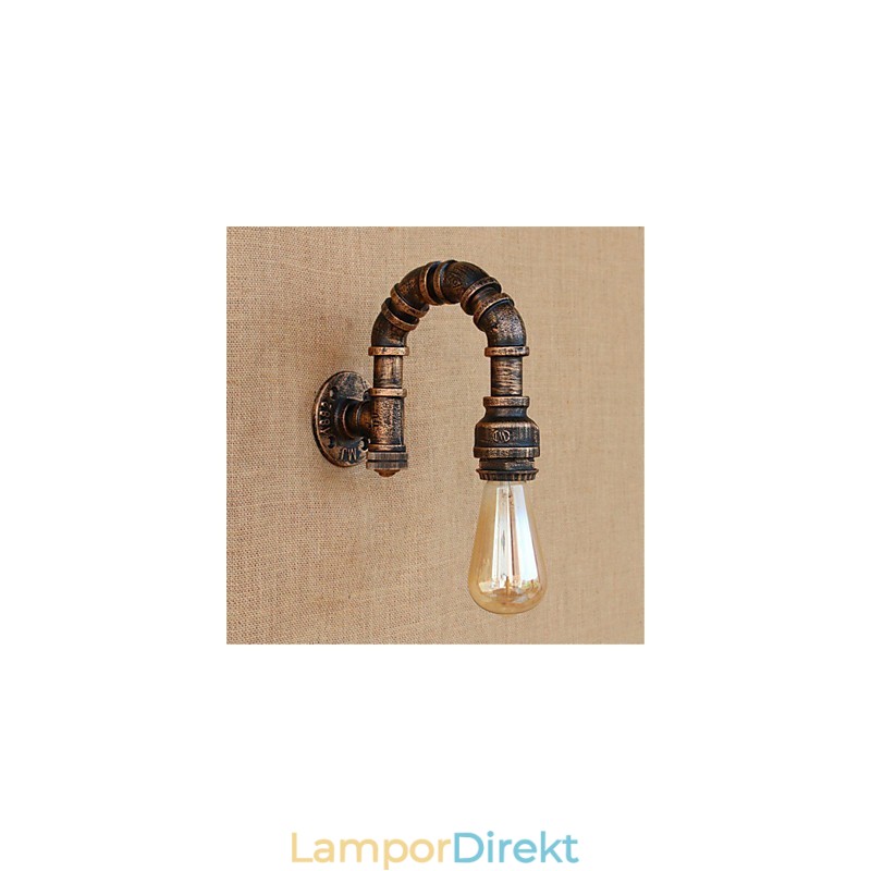 Rustik Lodge Målningsfunktion För Omgivande Ljus Vägglampor Vägglampa