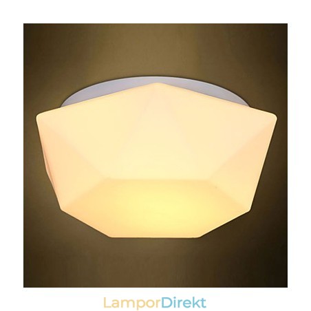 Creative White Diamond Glas Kupol Ljusabsorbering Creative White Diamond Glas Kupol Ljusabsorbering