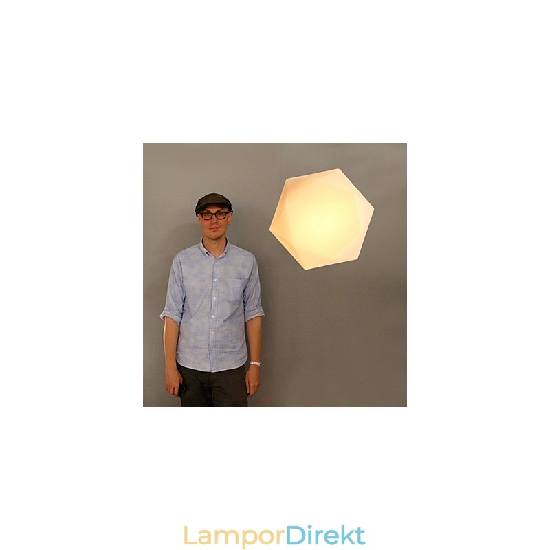 Creative White Diamond Glas Kupol Ljusabsorbering