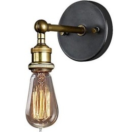 The American Village Wall Balkong Korridor Enkel Koppar Head Lamp