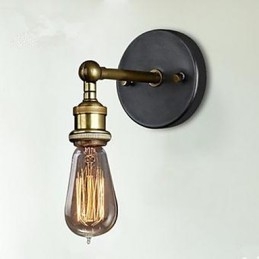 The American Village Wall Balkong Korridor Enkel Koppar Head Lamp