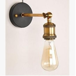 The American Village Wall Balkong Korridor Enkel Koppar Head Lamp