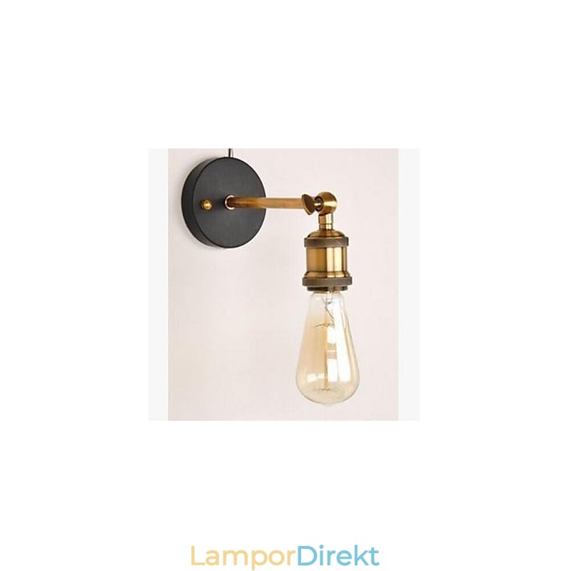 The American Village Wall Balkong Korridor Enkel Koppar Head Lamp