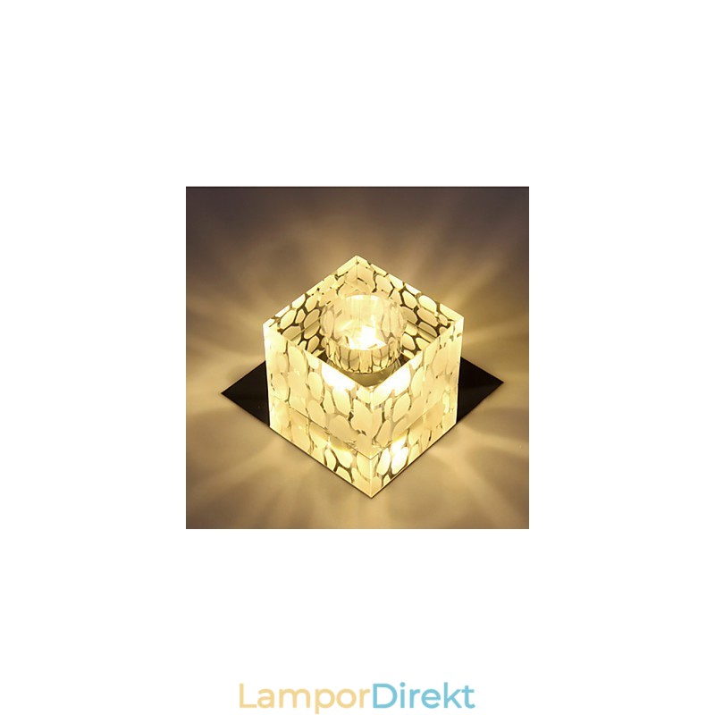 Kristalllampa Smd Creativetube Spotlight Absorbera Kupolljus