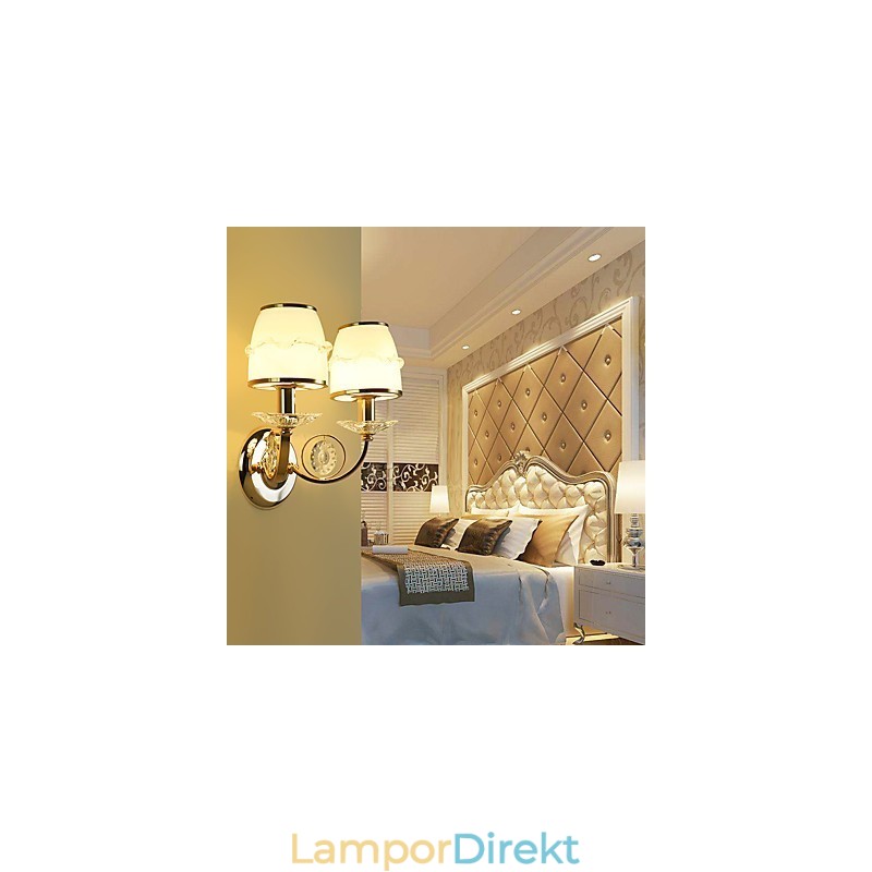 Modern Och Modern Galvaniserad Funktion För Ögonskydd Ambient Light Wall Sconces Wall Light