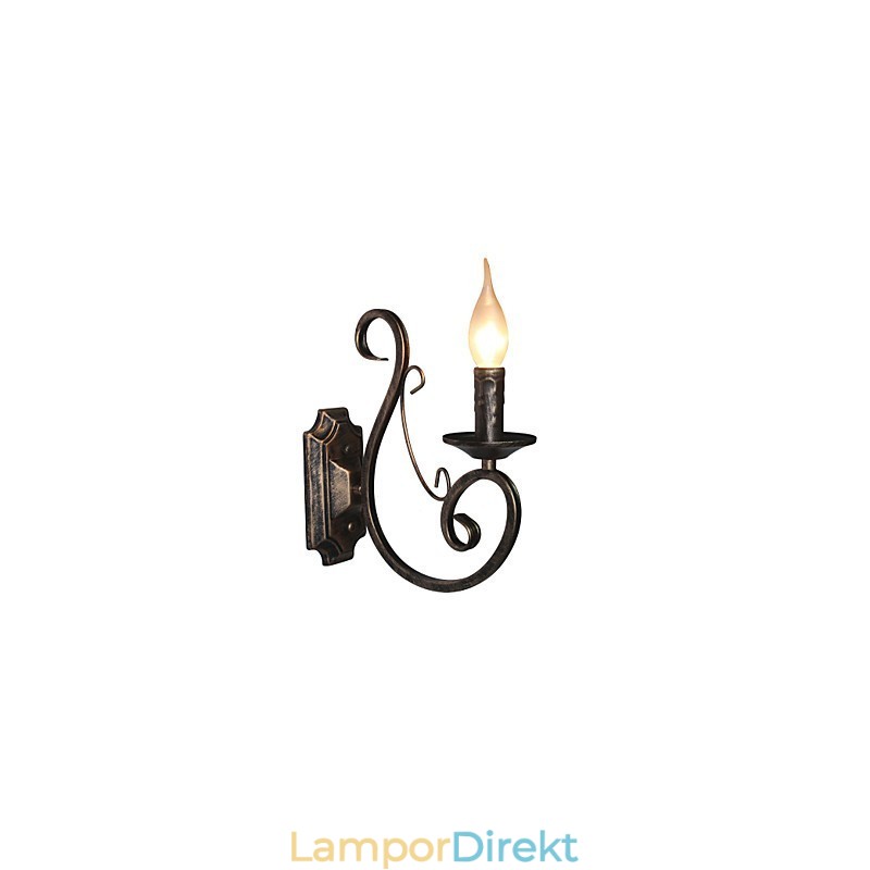 Mini Retro Vägglampa Hall Metall Ljusform Vägglampa Belysning