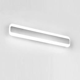 Modern Och Modern Kromfunktion För Omgivande Ljus Badrumsbelysning Vägglampa