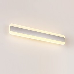 Modern Och Modern Kromfunktion För Omgivande Ljus Badrumsbelysning Vägglampa