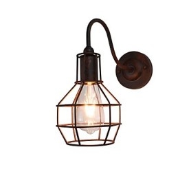 Vägglampa Vägglampor Vägg Rostfärgad Retro Vägglampa
