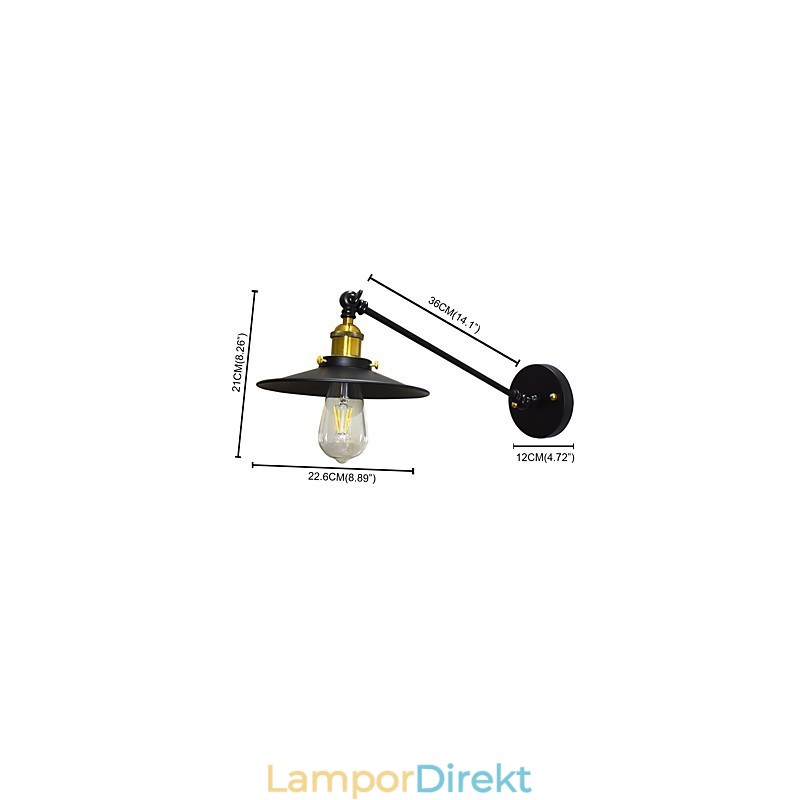 Buzz Wall Järn Vägglampa Dumb Black Lightsaber Lamp On Wall