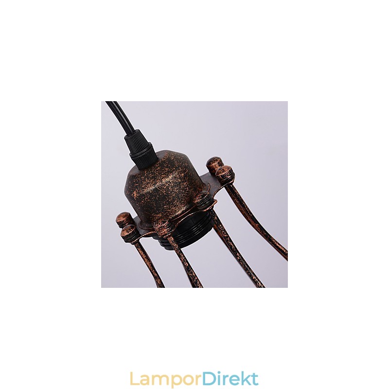 Industriell Retro Iron Vägglampa Creative Personality Lift Pulley Vägglampa