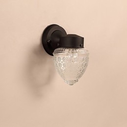 Modern Och Modern Svartoxidfinishfunktion För Mini Style Ambient Light Wall Sconces Wall Light