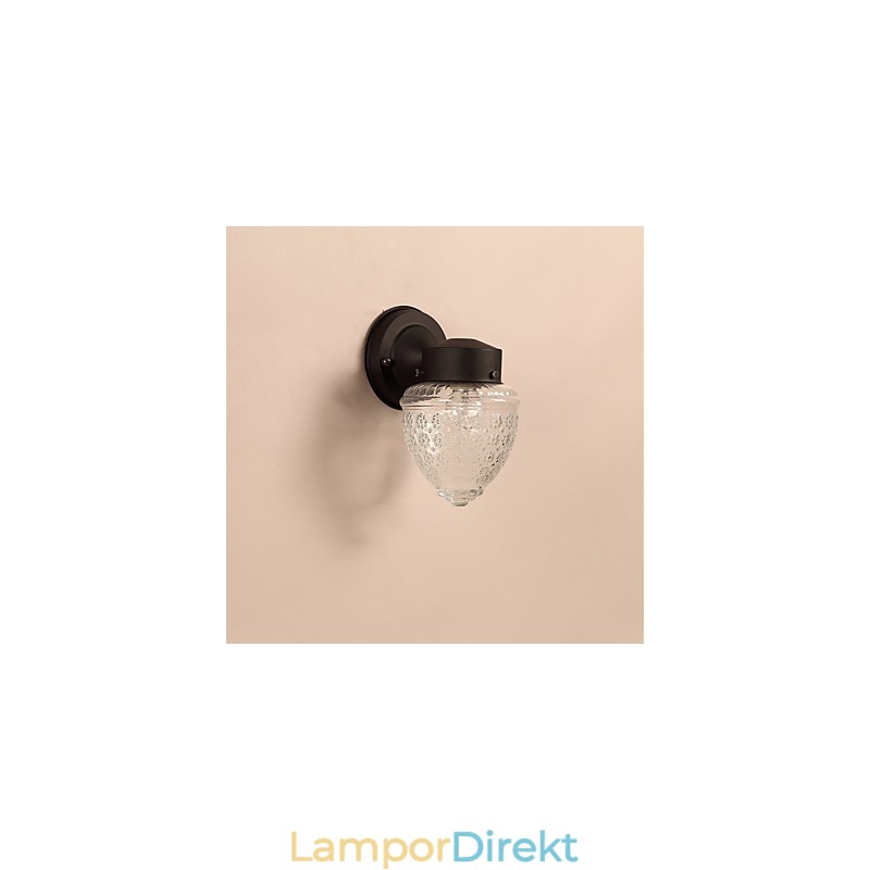 Modern Och Modern Svartoxidfinishfunktion För Mini Style Ambient Light Wall Sconces Wall Light