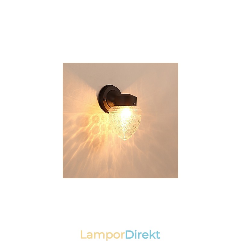 Modern Och Modern Svartoxidfinishfunktion För Mini Style Ambient Light Wall Sconces Wall Light