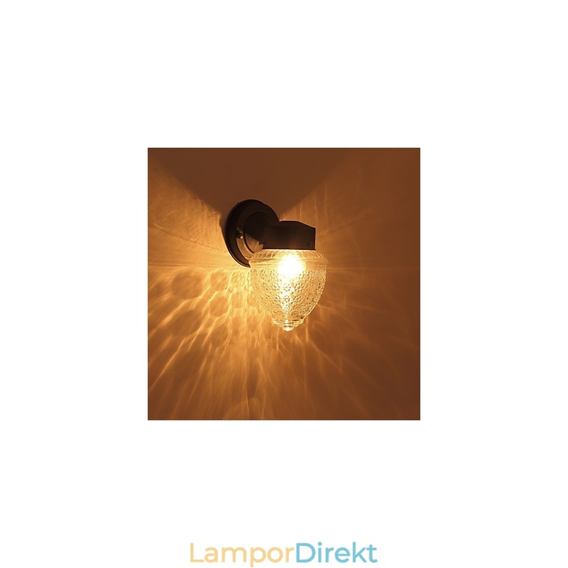 Modern Och Modern Svartoxidfinishfunktion För Mini Style Ambient Light Wall Sconces Wall Light