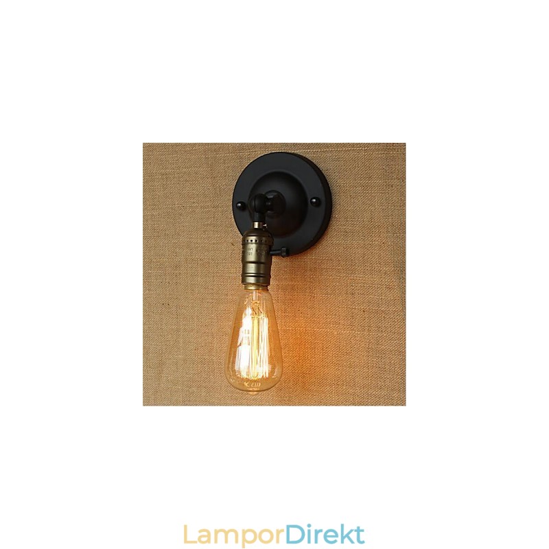 Retro Målningsfunktion För Mini Style Swing Arm Ambient Light Wall Sconces Wall Light