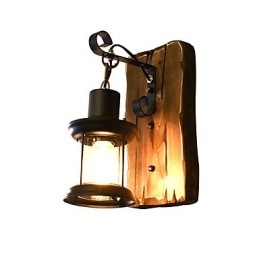 Rustic Lodge Traditionell Klassisk Målningsfunktion För Downlight Vägglampor Vägglampa