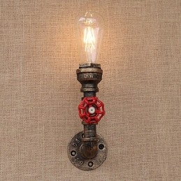 Country Retro Painting Feature För Mini Style Ambient Light Wall Sconces Wall Light