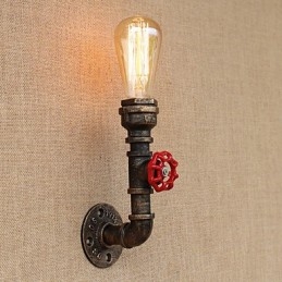 Country Retro Painting Feature För Mini Style Ambient Light Wall Sconces Wall Light