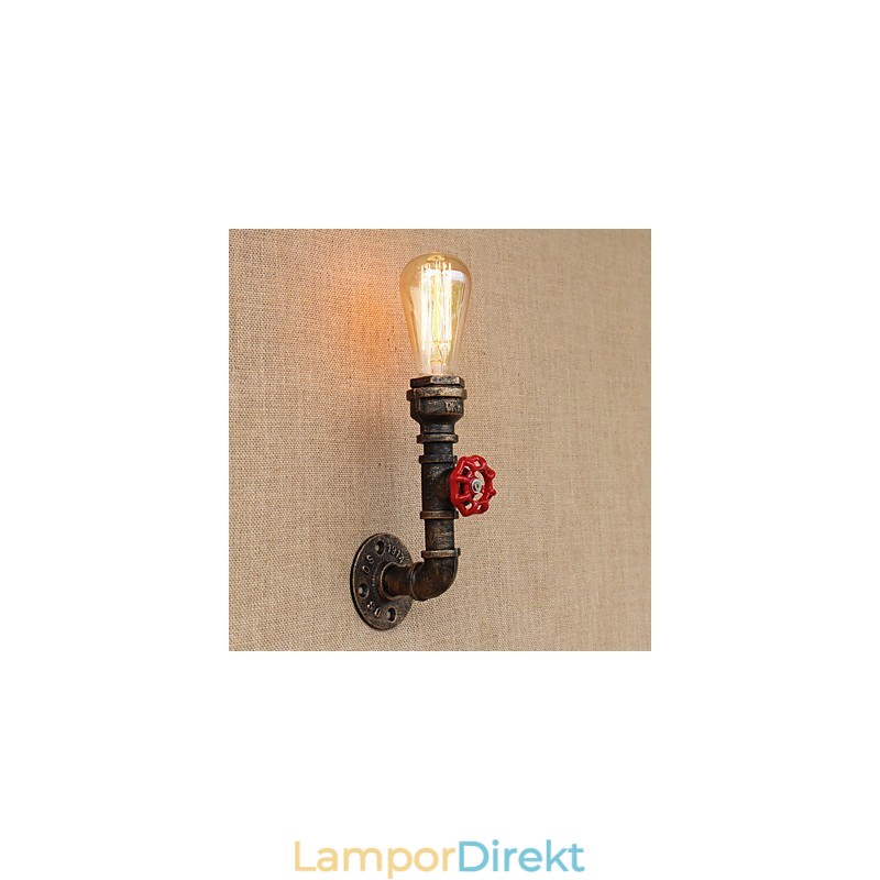Country Retro Painting Feature För Mini Style Ambient Light Wall Sconces Wall Light