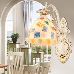 Rustik Lodge Målningsfunktion För Downlight Vägglampor Vägglampa