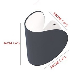 Modern Samtida Målningsfunktion För Mini Style Ambient Light Wall Sconces Wall Light Personality Vägglampa