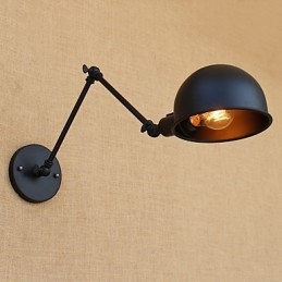 Enkel Country Retro Målning Funktion För Mini Style Swing Arm Ögonskydd Downlight Swing Arm Lights