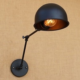 Enkel Country Retro Målning Funktion För Mini Style Swing Arm Ögonskydd Downlight Swing Arm Lights