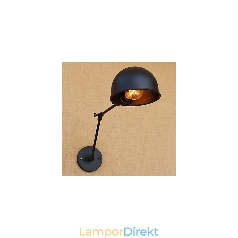 Enkel Country Retro Målning Funktion För Mini Style Swing Arm Ögonskydd Downlight Swing Arm Lights