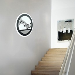 Kreativ Sovrums Säng Vägglampa Akryl Entré Gångljus Enkel Modern Trappa Balkonglampor