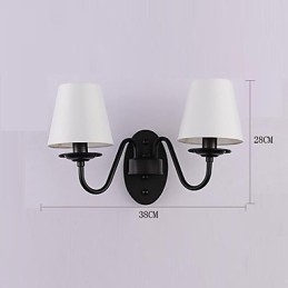 Rustik Lodge Enkel Vintagemålning Funktion Ambient Light Wall Sconces Wall Light