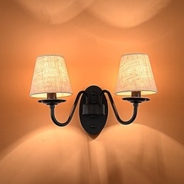 Rustik Lodge Enkel Vintagemålning Funktion Ambient Light Wall Sconces Wall Light