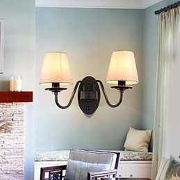 Rustik Lodge Enkel Vintagemålning Funktion Ambient Light Wall Sconces Wall Light