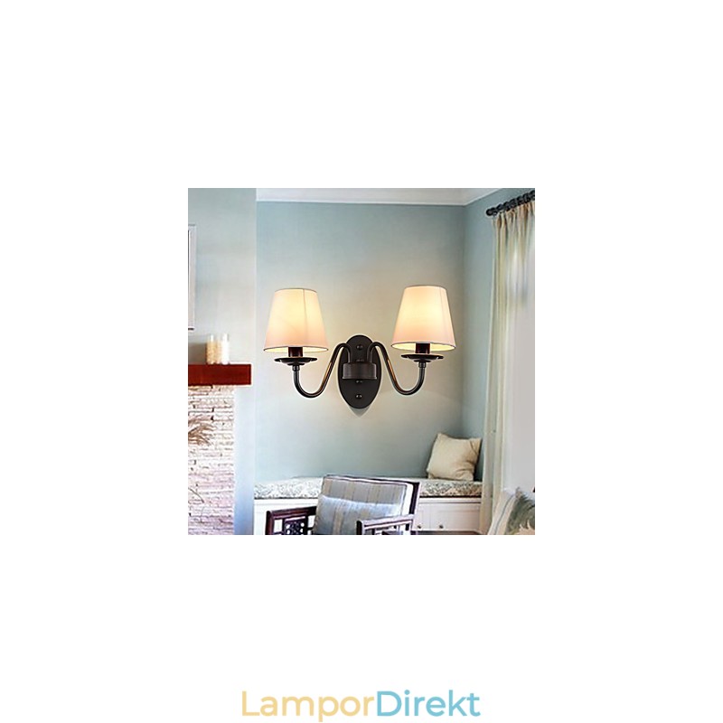 Rustik Lodge Enkel Vintagemålning Funktion Ambient Light Wall Sconces Wall Light