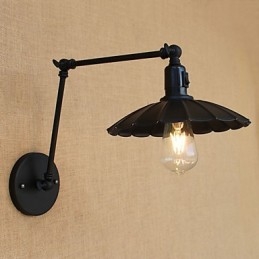 Vintage Country Painting Funktion För Mini Style Swing Arm Downlight Swing Arm Lights Vägglampa