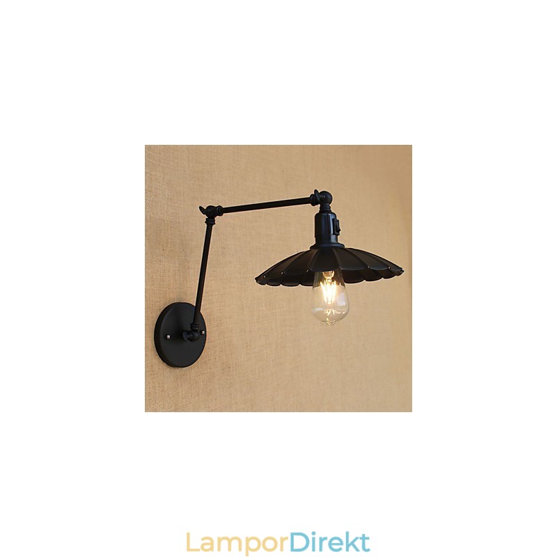 Vintage Country Painting Funktion För Mini Style Swing Arm Downlight Swing Arm Lights Vägglampa