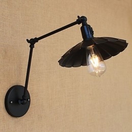 Vintage Country Painting Funktion För Mini Style Swing Arm Downlight Swing Arm Lights Vägglampa