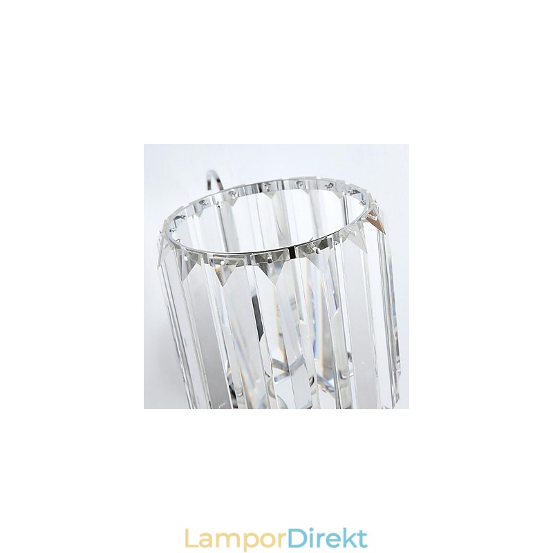 Kristall Modern Och Modern Elektropläterad Feature Uplight Vägglampor Vägglampa