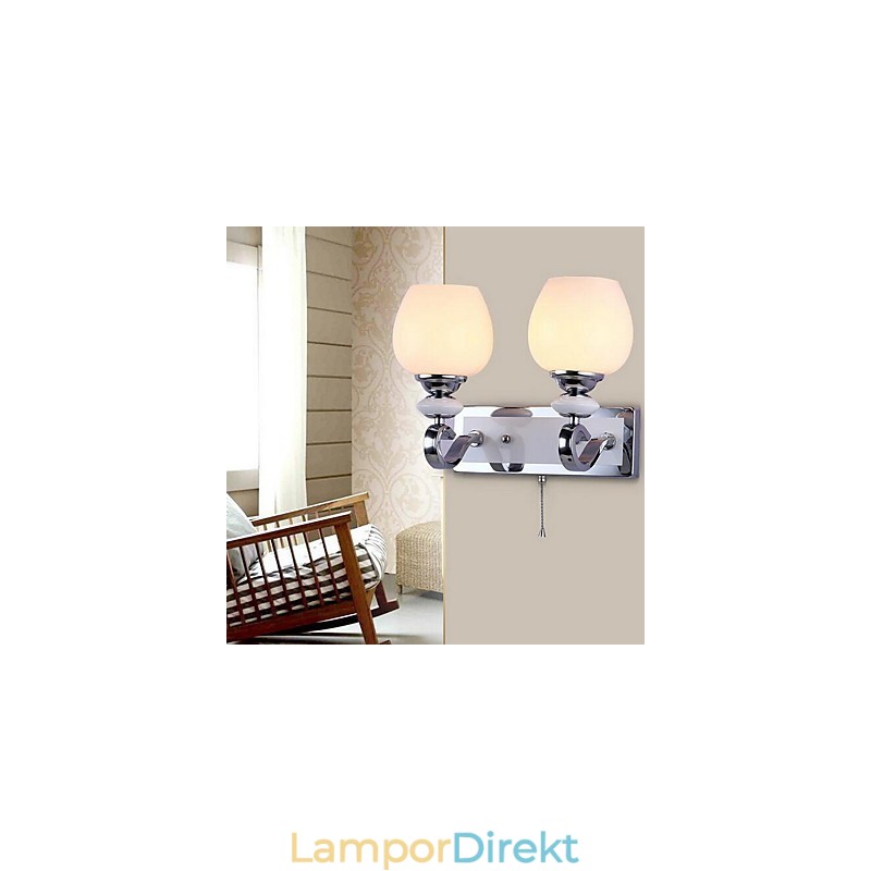 Modern Och Modern Galvaniserad Funktion Uplight Wall Sconces Wall Light