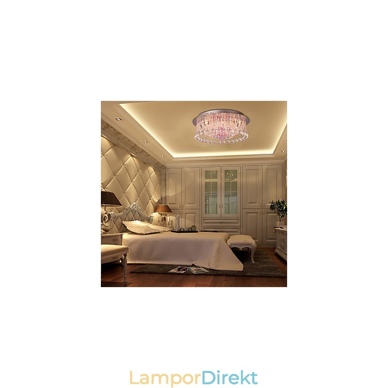 Lyxig Kristallkrona Med 12 Lampor Louis Design
