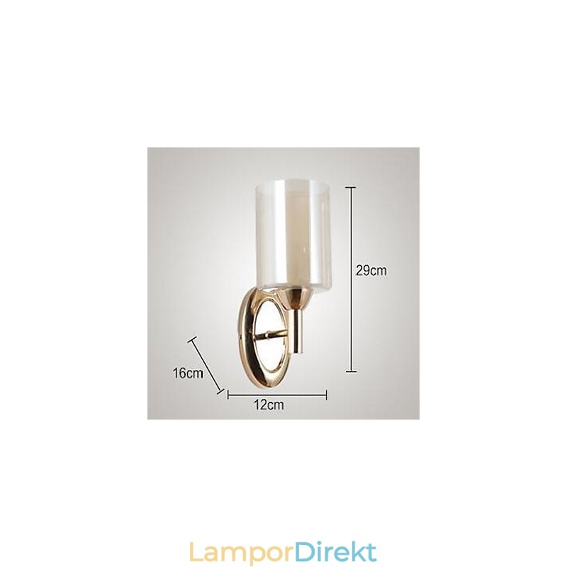 Modern Och Modern Galvaniserad Funktion Uplight Wall Sconces Wall Light
