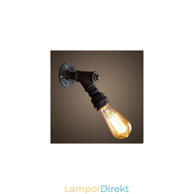 Rustik Lodge Målningsfunktion För Arc Ambient Light Wall Sconces Wall Light