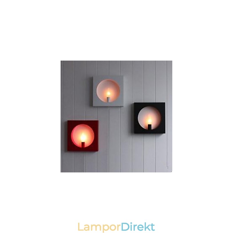 Modern Enkel Järnkonst Vägglampa Kreativ Vardagsrum Bakgrund Hall Sänghuvud Fyrkantig Ram Dekoration Lampor Och Lyktor