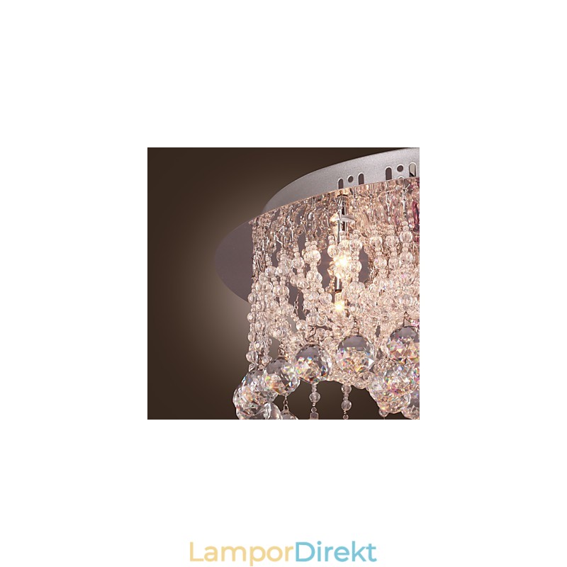 Lyxig Kristallkrona Med 12 Lampor Louis Design